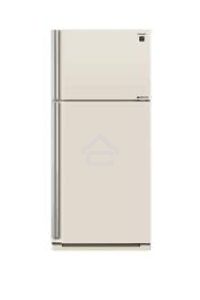 Холодильник Sharp SJ-XE55PMBE бежевый двухкамерный 388/148 л морозилка сверху