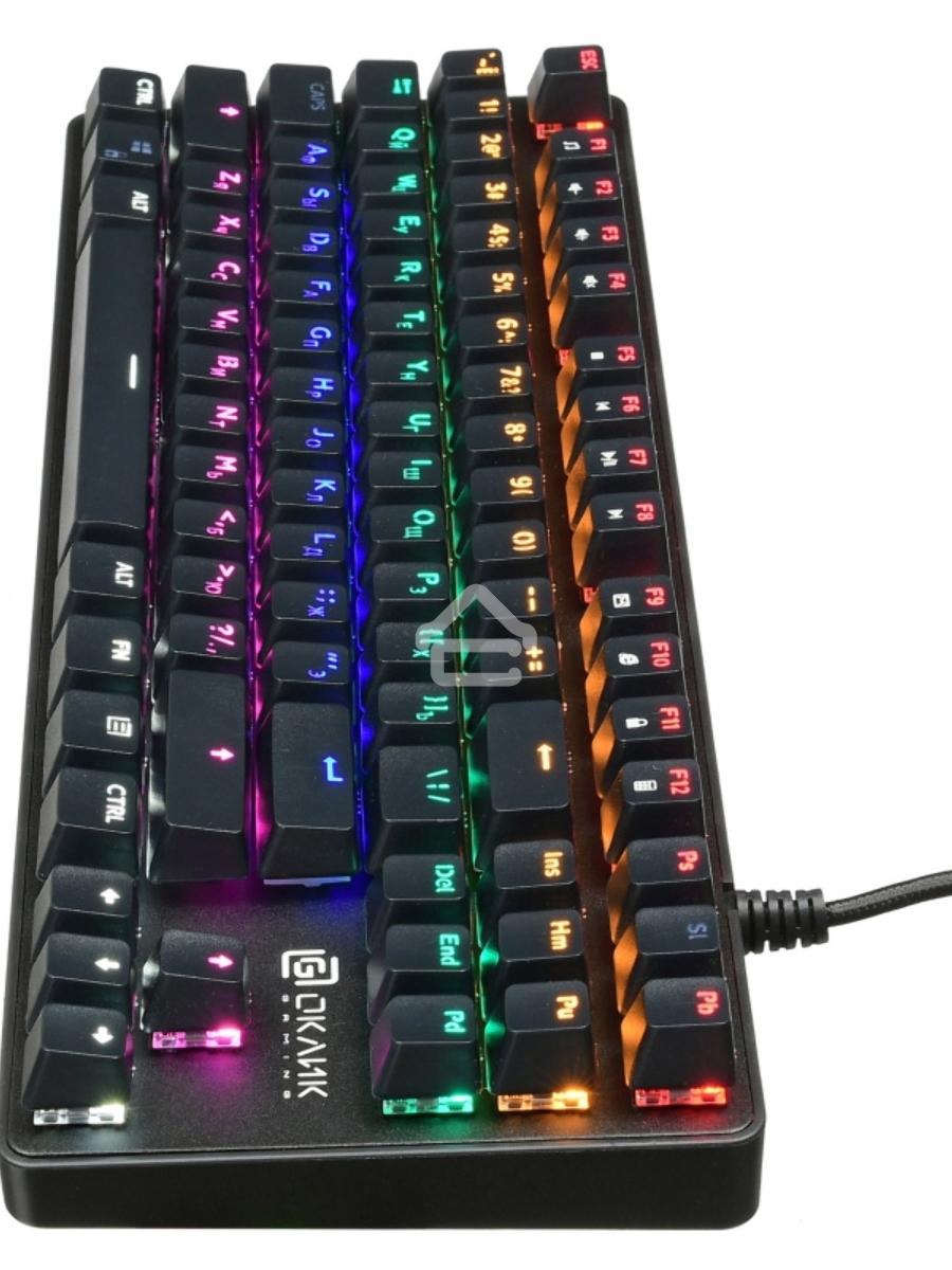 Клавиатура Oklick 969G SHOTGUN проводная, USB, черный
