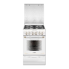 Плита газовая Gefest ПГ 5100-02 0181 белый, конфорок 4 шт, духовка 52 л, 50 см x 85 см x 58.5 см