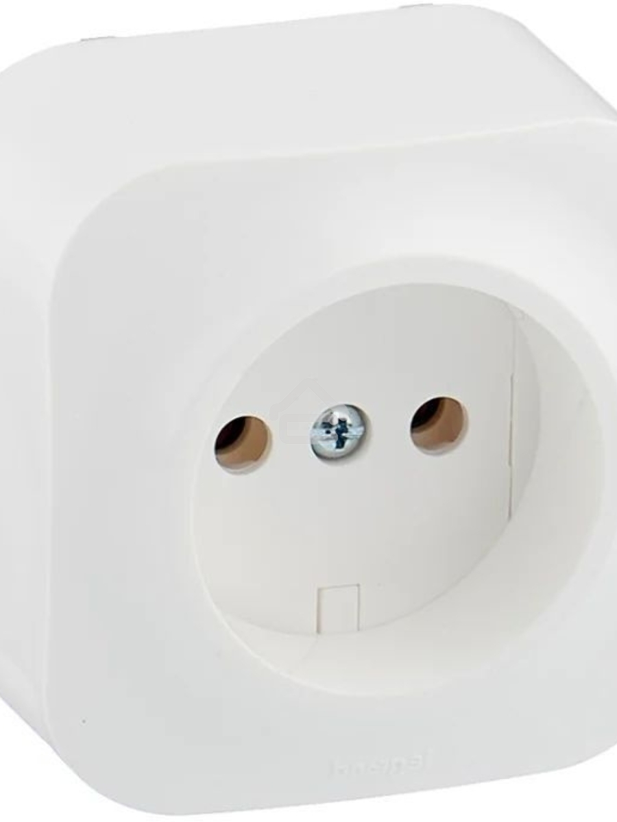 Розетка Legrand 782210 без заземления без шторок (Белая)