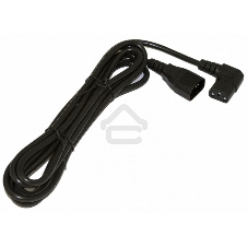 Кабель питания IEC 320 C19 - IEC 320 C20 (3x1.5), 16A, прямая вилка, 1м, черный Hyperline PWC-IEC19-IEC20-1.0-BK