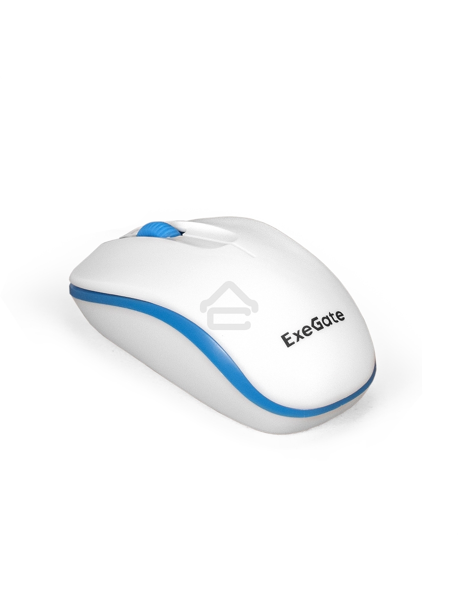Мышь беспроводная ExeGate Professional Standard SR-9055W белый, 1200 dpi, радиоканал, USB, кнопки - 3