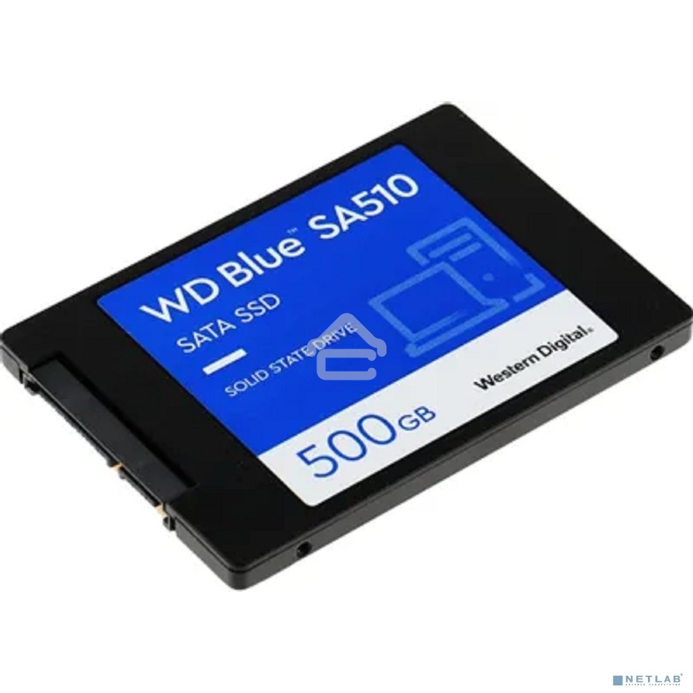 Накопитель SSD WD Blue SA510 WDS500G3B0A, 500GB, SATA III, 2.5
