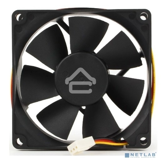 Вентилятор для корпуса Gembird FANCASE/BALL-3100 черный, 80 мм, 3100 об/мин, 38.65 дБ, 3 pin