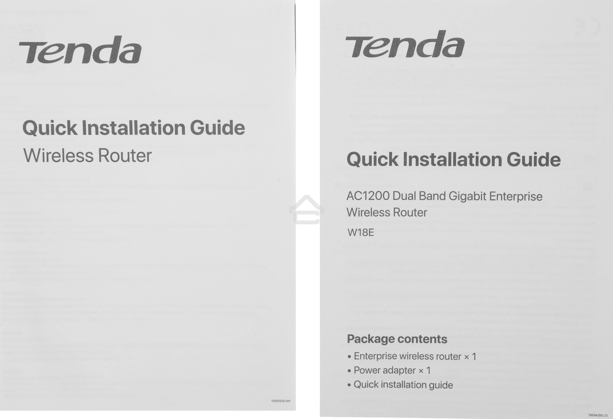 Гигабитный беспроводной маршрутизатор Tenda W18E точки доступа AC1200, до 300 Мбит/с на 2,4 ГГц + до 867 Мбит/с на 5 ГГц