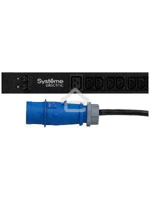БРП Uniprom, с мониторингом, 0U, 400В, 3Ф, 16A, 36xC13 12xC19, 3м кабель, IEC309