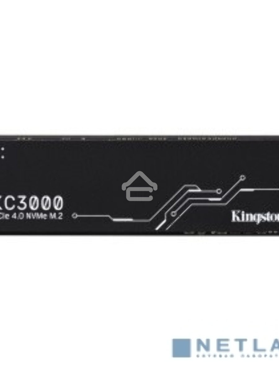 Накопитель SSD Kingston KC3000, 4Tb, PCIe 4.0 x4, M.2 2280, NVMe, R/W 7000/7000, с радиатором