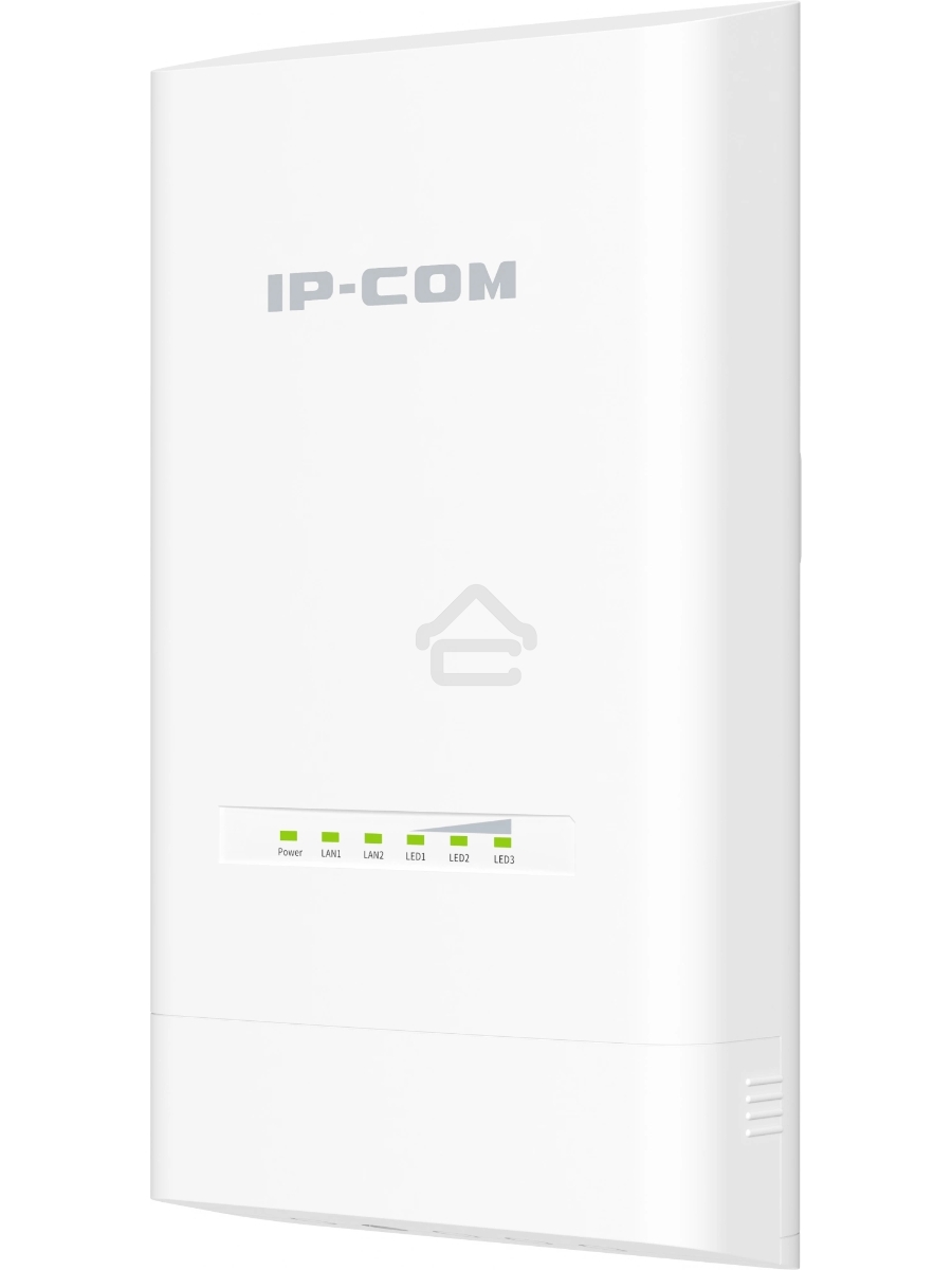 Наружная точка доступа IP-COM CPE12, 5 ГГц, до 867 Мбит/с, IP65, 1х12dbi, PoE, 2х1 Гбит/с, молниезащита 6000В