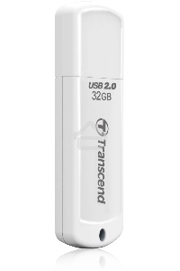 Флеш диск Transcend 32Gb Jetflash 370 TS32GJF370 USB2.0 белый