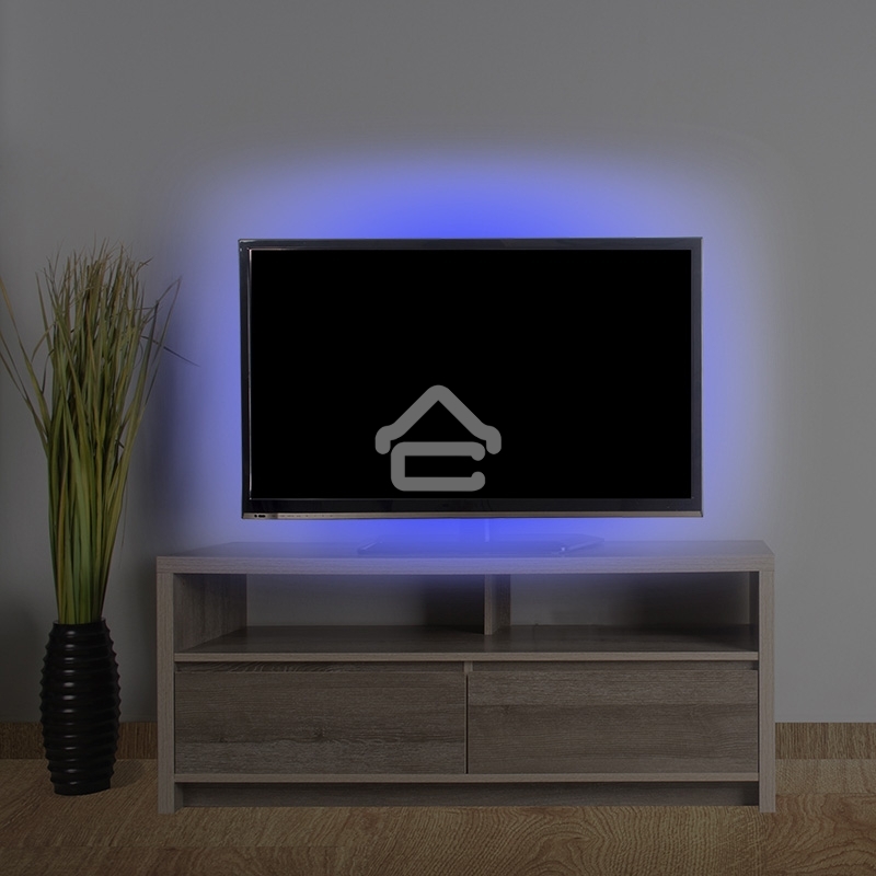 Лента светодиодная с USB коннектором 5 В, 8 мм, IP65, SMD 2835, 60 LED/m, цвет свечения синий