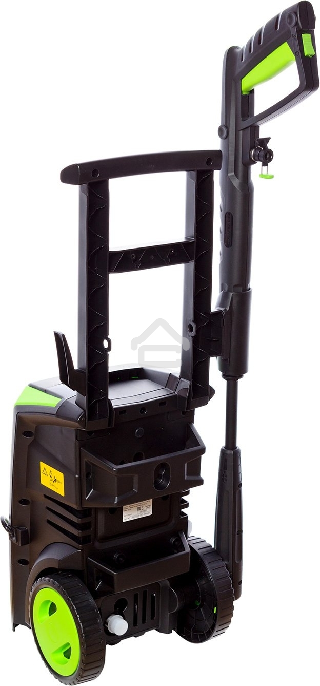 Мойка высокого давления RedVerg RD-HPW1800 220В/50Гц; 1800Вт; 140 бар; расход воды-306л/ч; темпер. воды на вх.-до 60 град; шланг-5м; пласт. пистолет и удлинит. насадка; емкость для моющего средства; вес-5,6кг