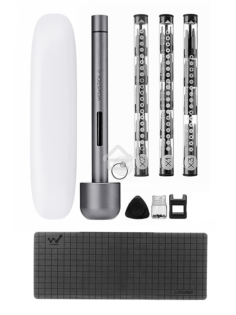 Электрическая отвертка Xiaomi Wowstick 1F+ 69 in 1 grey (01010400)
