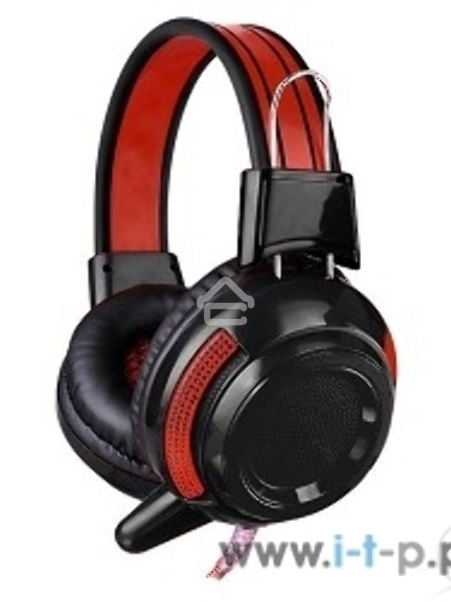 Наушники Oklick HS-G300 черный/красный {2.5м мониторы оголовье (AH-V1)}