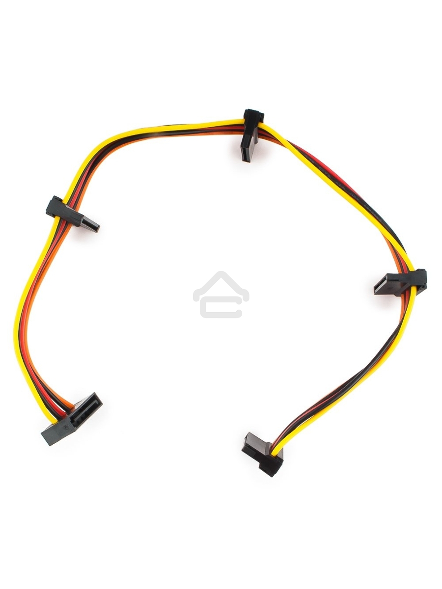 Кабель Cablexpert Кабеля питания SATA, 4x15pin(M)/15pin(F), 40см (CC-SATAMF-03)