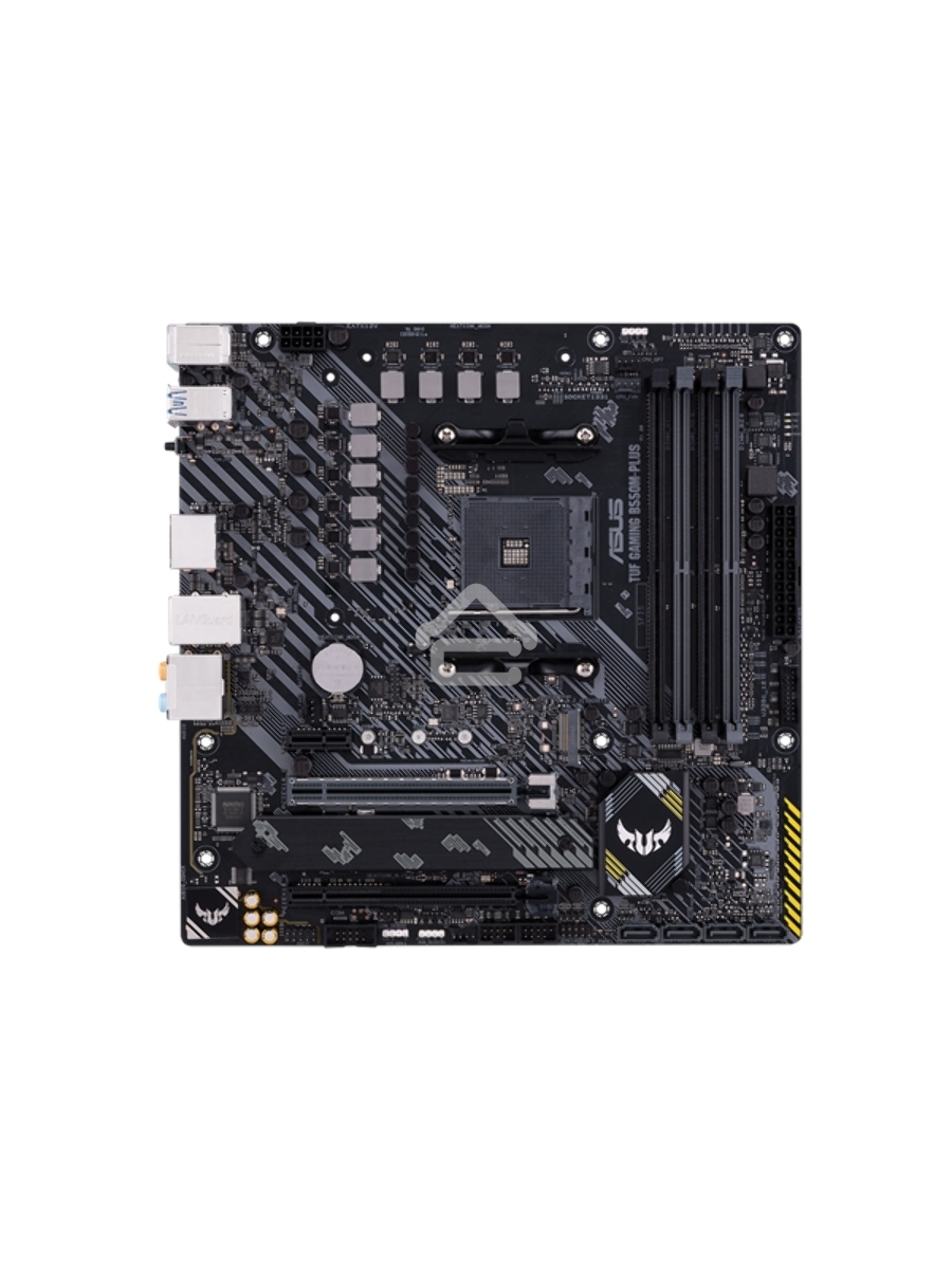 Материнская плата ASUS TUF GAMING B550M-PLUS, AM4, AMD B550, 4xDDR4, 4xSATA, 2xM.2, 1xPCIe 4.0 x16, 1xPCIe 3.0 x16, 1xPCIe x1, 1xHDMI, 1xDP, 1x 2.5Gb LAN, 4xUSB-A 3.2 Gen 1, 1xUSB-A 3.2 Gen 2, 2xUSB-A 2.0, 1xUSB-C 3.2 Gen 2, 5x3.5 мм, 7.1, mATX