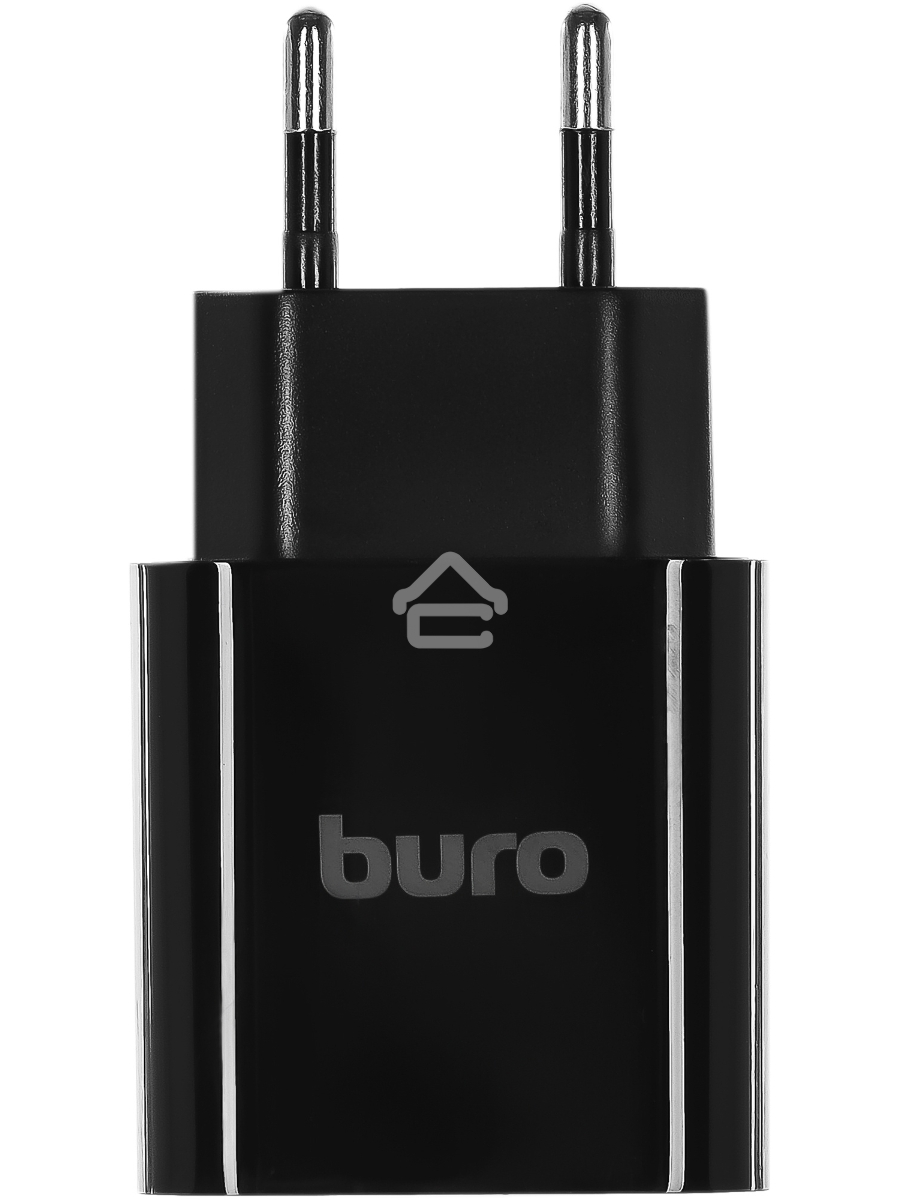Сетевое зарядное устройство Buro BUWD1 3A PD+QC черный