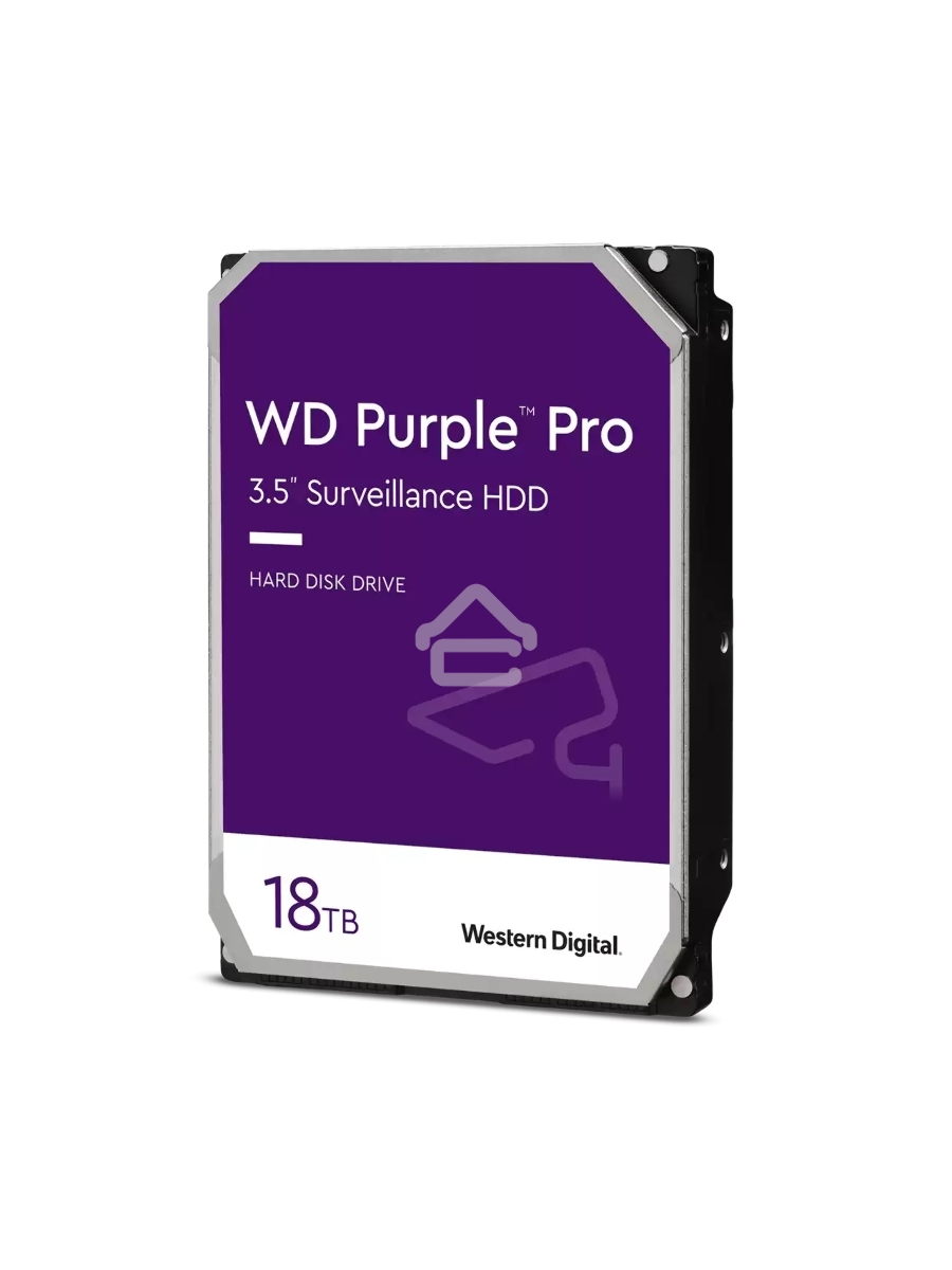 Жесткий диск Western Digital Original SATA-III 18Tb WD181PURP Video Purple Pro (7200rpm) 512Mb 3.5