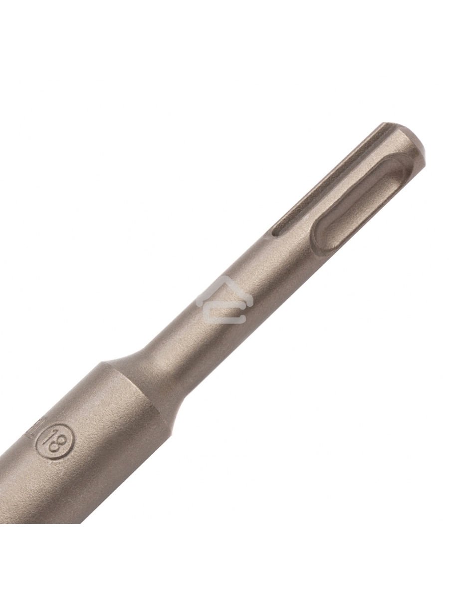 Бур по бетону, двойная спираль, Cobalt W-tip, 18x310 мм, SDS PLUS Denzel