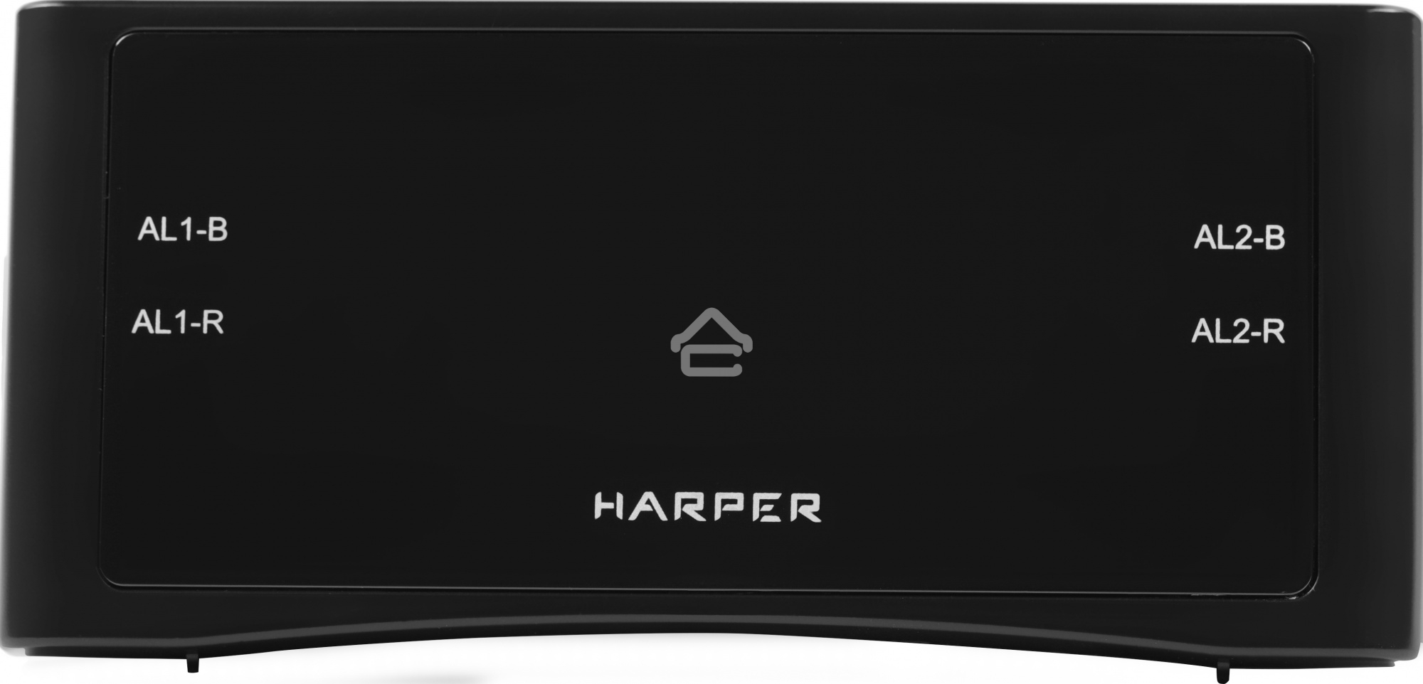 Радиобудильник Harper HCLK-1006 черный LED подсв:зеленая часы:цифровые AM/FM