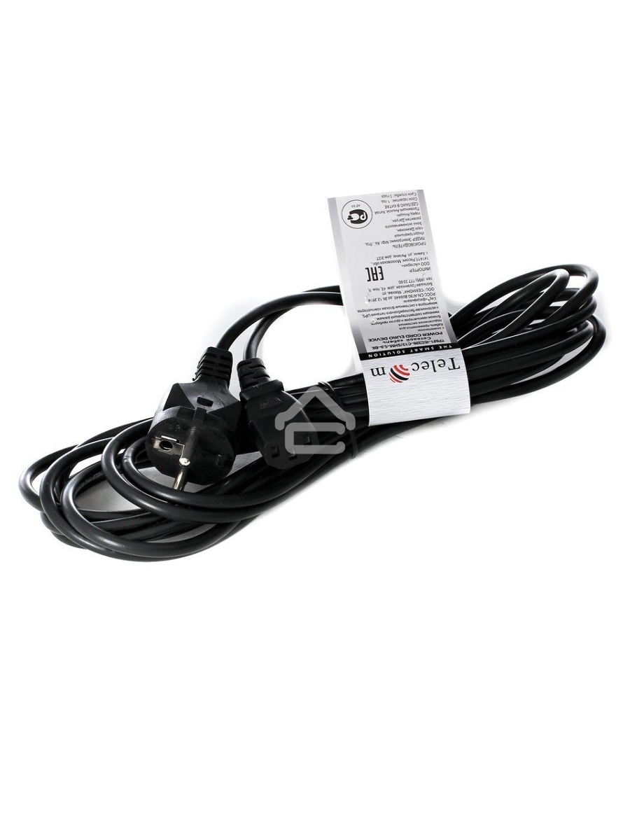 Кабель компьютер - розетка 220V <5.0м> (Европейский стандарт) <TP021-5.0-BK> Кабель компьютер - розетка 220V <5.0м> (Европейский стандарт) <TP021-5.0-BK>