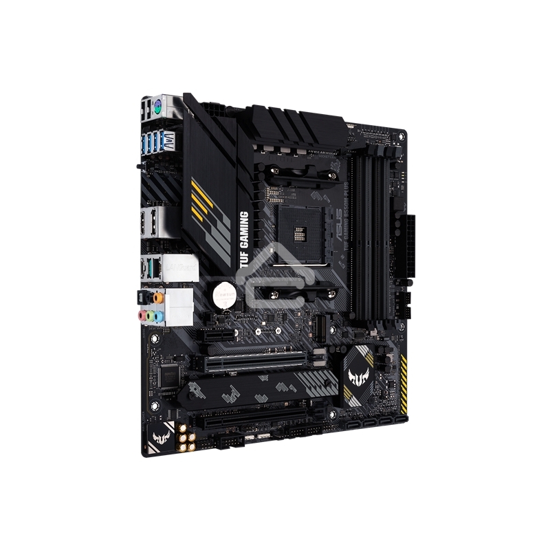 Материнская плата ASUS TUF GAMING B550M-PLUS, AM4, AMD B550, 4xDDR4, 4xSATA, 2xM.2, 1xPCIe 4.0 x16, 1xPCIe 3.0 x16, 1xPCIe x1, 1xHDMI, 1xDP, 1x 2.5Gb LAN, 4xUSB-A 3.2 Gen 1, 1xUSB-A 3.2 Gen 2, 2xUSB-A 2.0, 1xUSB-C 3.2 Gen 2, 5x3.5 мм, 7.1, mATX