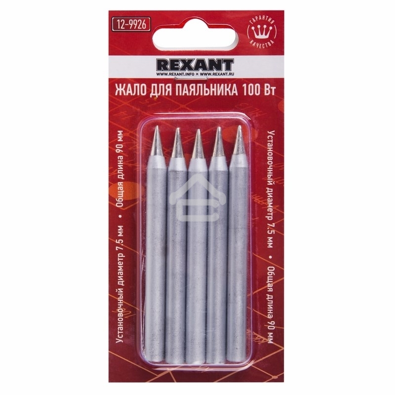 Жало для паяльника Rexant 100 Вт, Ø 7.8 мм, тип конус