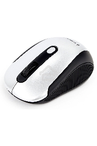 Мышь беспроводная Gembird MUSW-420-4 серебристый, 1600 dpi, радиоканал, USB, кнопки - 4
