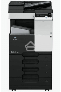 МФУ Konica-Minolta bizhub 227 монохромное, (A3, 22 стр./мин., 19000стр/мес, 250GB, сеть, дуплекс, 2*500л, 2GB, без крышки или автоподатчика, без тонера), обязат. установка специалистом АСЦ
