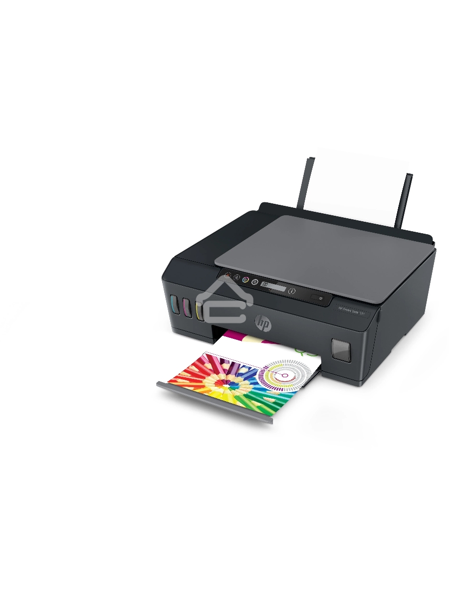 МФУ струйный HP Smart Tank 500 (4SR29A), A4, цветной, печ. до 22 стр/мин. (ч/б) до 16 стр/мин. (цвет), скан. до 8 стр/мин. (ч/б) 4 стр/мин. (цвет), 1200x1200dpi, USB