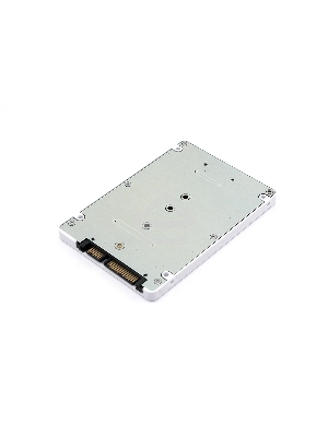 Бокс для SSD диска M2 с выходом SATA пластиковый, белый