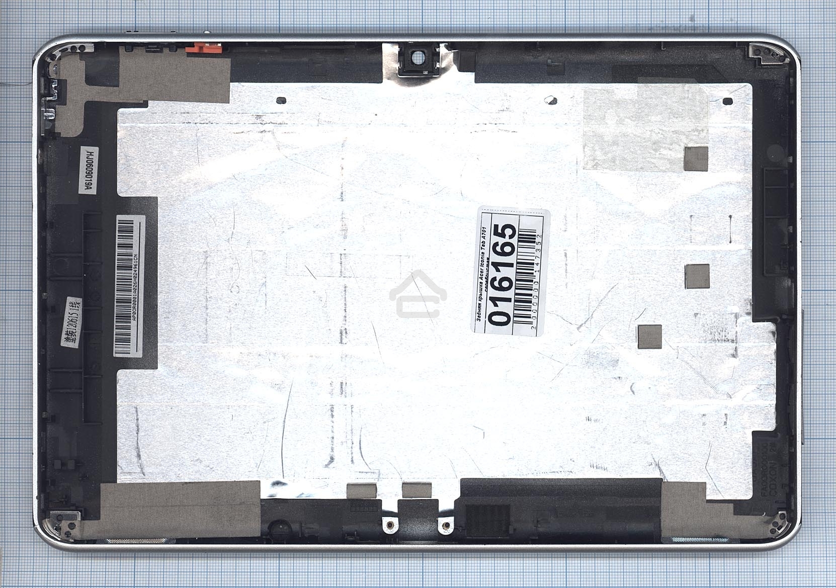 Задняя крышка для Acer Iconia Tab A701/A700 серебристая