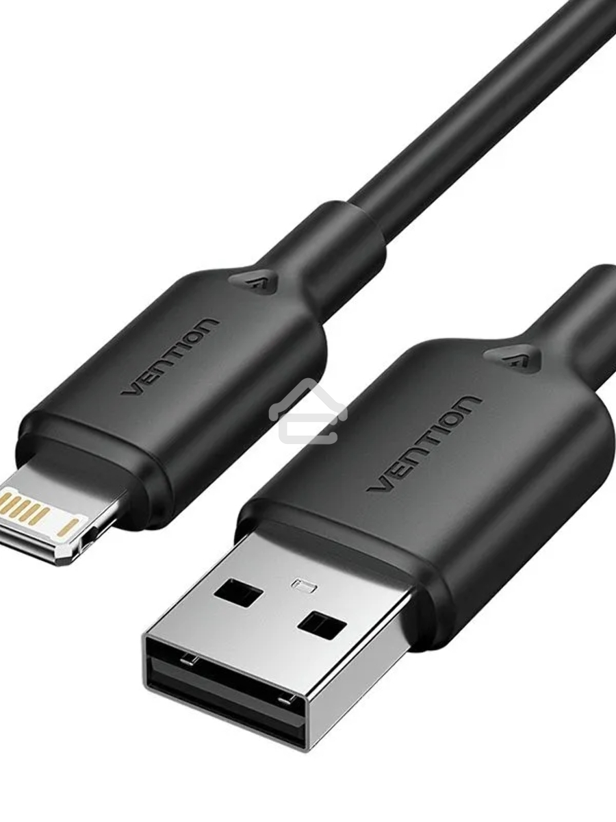 Кабель Vention USB 2.0 AM/Lightning 8M для iPad/iPhone 2.4A Черный