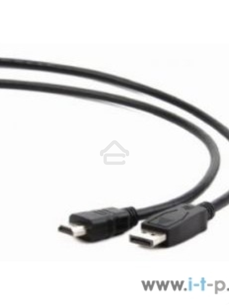 Кабель CablexpertDisplayPort->HDMI, 10м, 20M/19M, черный, экран, пакет