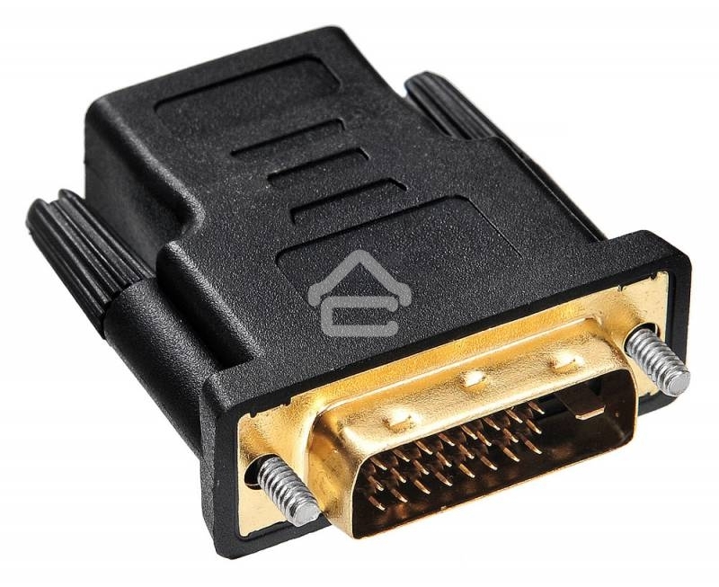 Адаптер Buro HDMI-19M(F)/DVI-D(M) с позол. конт.