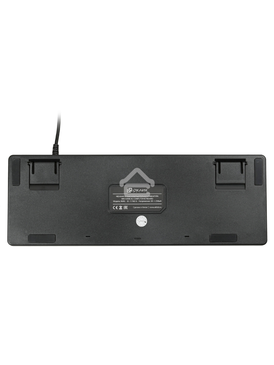 Клавиатура Oklick 969G SHOTGUN проводная, USB, черный