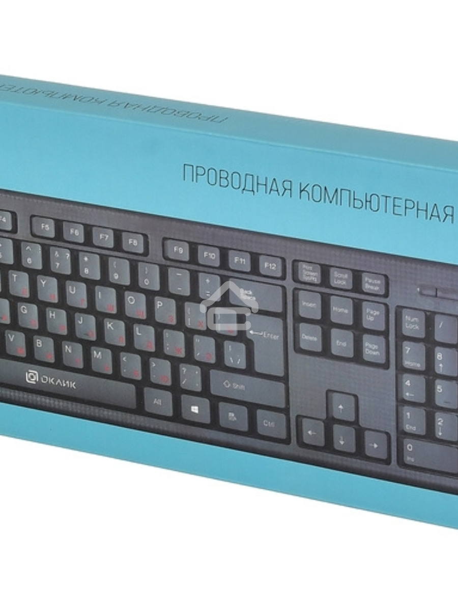 Клавиатура Oklick 120M проводная, USB, черный
