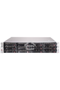 Корпус SuperMicro CSE-826BE2C-R741JBOD 2x740W черный