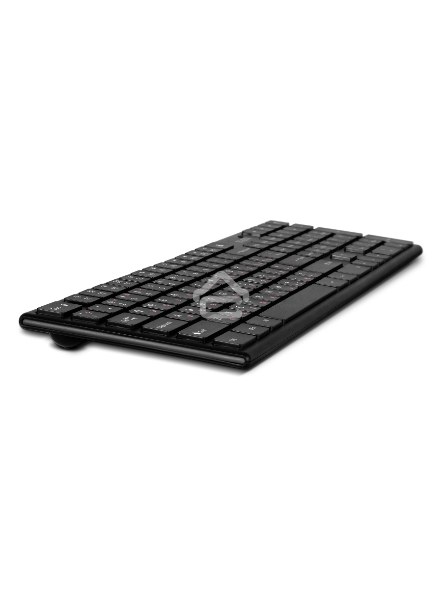 Беспроводной набор Sven ножничная клавиатура + мышь KB-C2550W чёрный (109 кл.,12Fn, 1000DPI, 2+1 кл.)