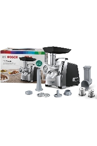 Мясорубка Bosch MFW67440 2000Вт черный/серебристый