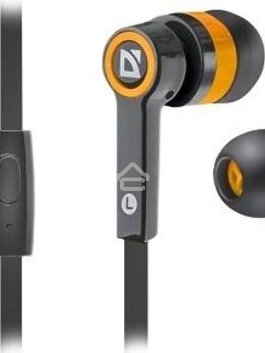 Наушники Defender Pulse 420 черный/оранжевый