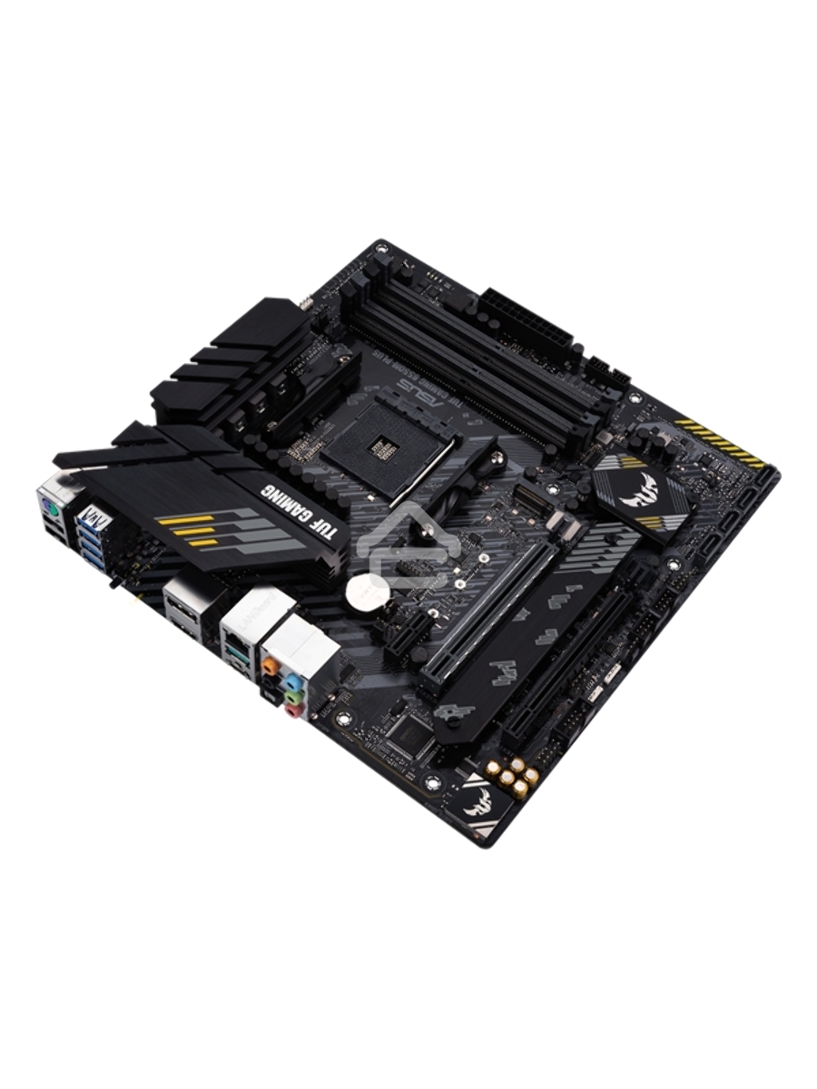 Материнская плата ASUS TUF GAMING B550M-PLUS, AM4, AMD B550, 4xDDR4, 4xSATA, 2xM.2, 1xPCIe 4.0 x16, 1xPCIe 3.0 x16, 1xPCIe x1, 1xHDMI, 1xDP, 1x 2.5Gb LAN, 4xUSB-A 3.2 Gen 1, 1xUSB-A 3.2 Gen 2, 2xUSB-A 2.0, 1xUSB-C 3.2 Gen 2, 5x3.5 мм, 7.1, mATX