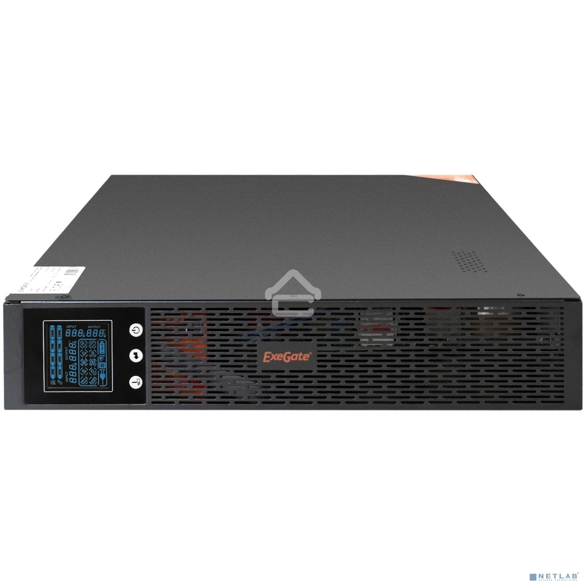 Источник бесперебойного питания Pure Sine Wave ExeGate SinePower UHB-3000.LCD.AVR.C13.RJ.USB.2U <3000VA/2400W,8*C13,RM/Tower>