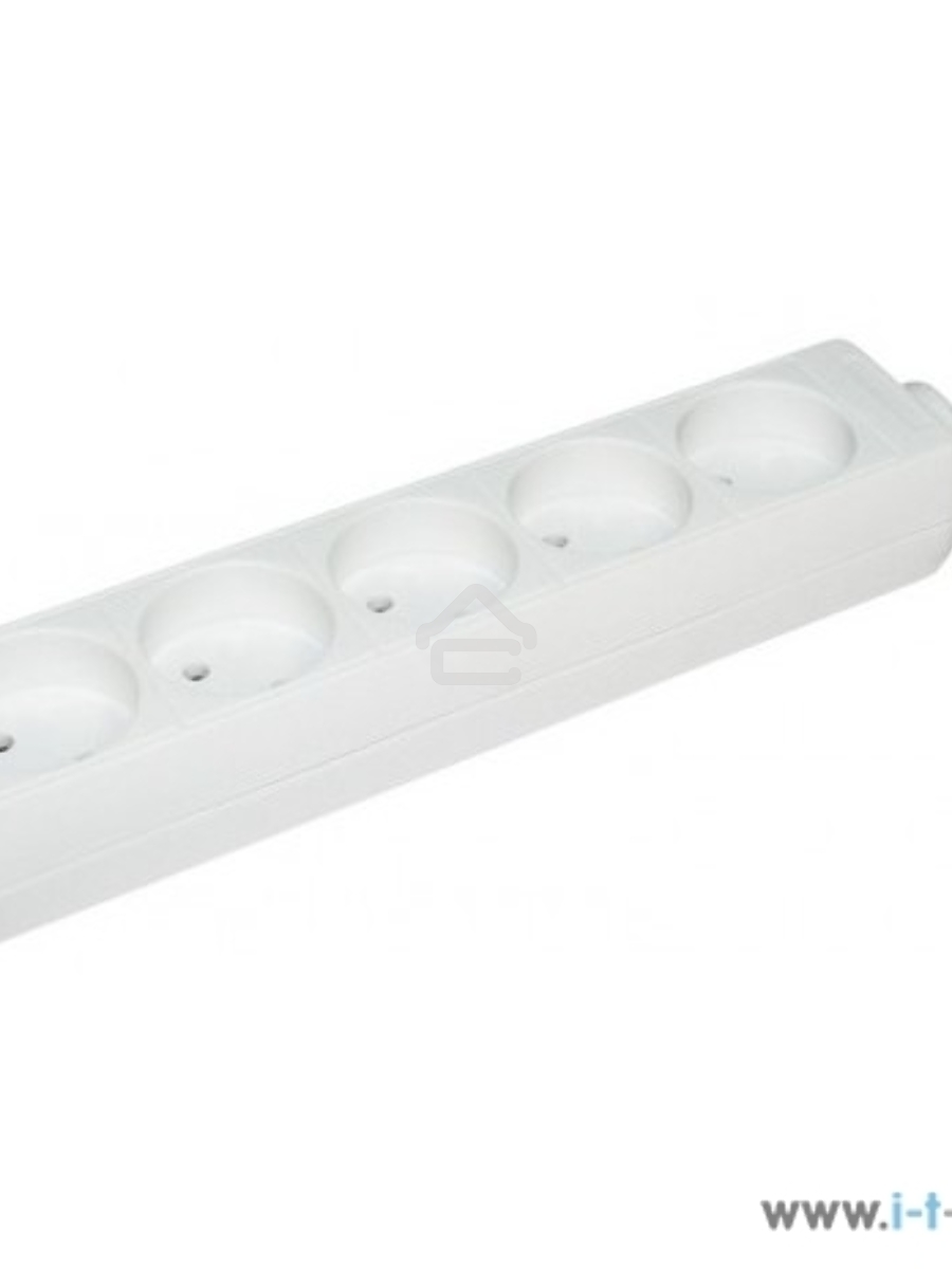 Удлинитель Iek WYP10-06-05-05-N У5 5 мест 2Р/5метров 2х0.75мм2 10А/250 IEK