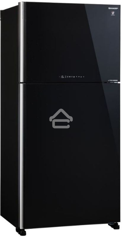 Холодильник Sharp SJ-XG60PGBK черный двухкамерный 422/178 л морозилка сверху, No Frost