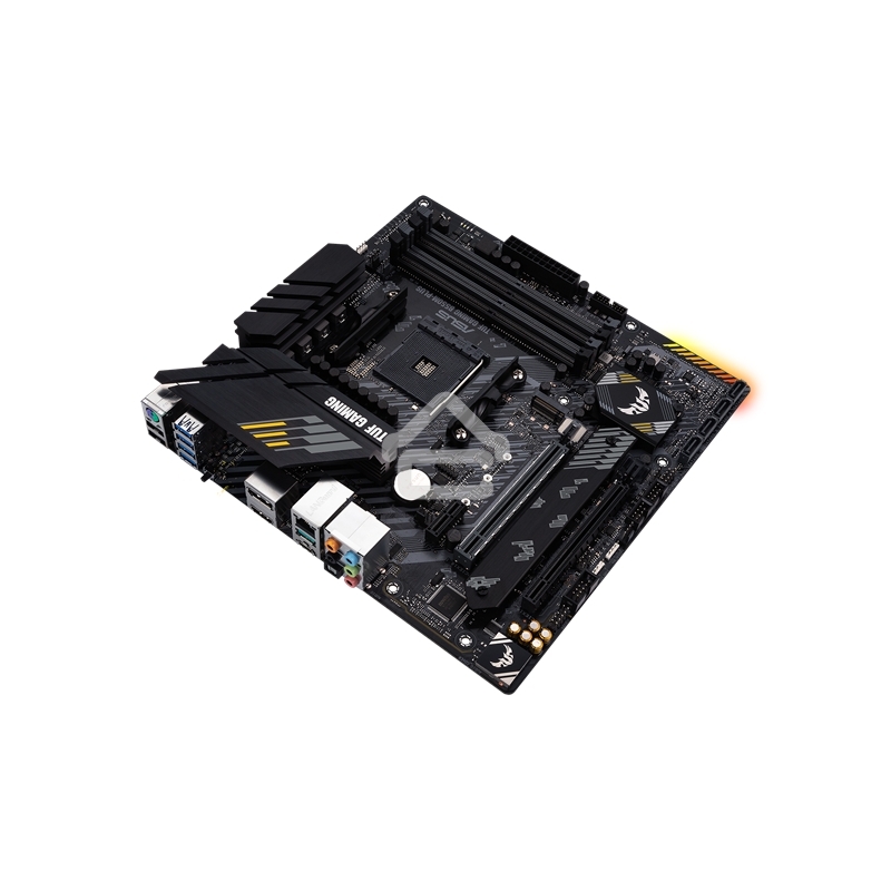 Материнская плата ASUS TUF GAMING B550M-PLUS, AM4, AMD B550, 4xDDR4, 4xSATA, 2xM.2, 1xPCIe 4.0 x16, 1xPCIe 3.0 x16, 1xPCIe x1, 1xHDMI, 1xDP, 1x 2.5Gb LAN, 4xUSB-A 3.2 Gen 1, 1xUSB-A 3.2 Gen 2, 2xUSB-A 2.0, 1xUSB-C 3.2 Gen 2, 5x3.5 мм, 7.1, mATX