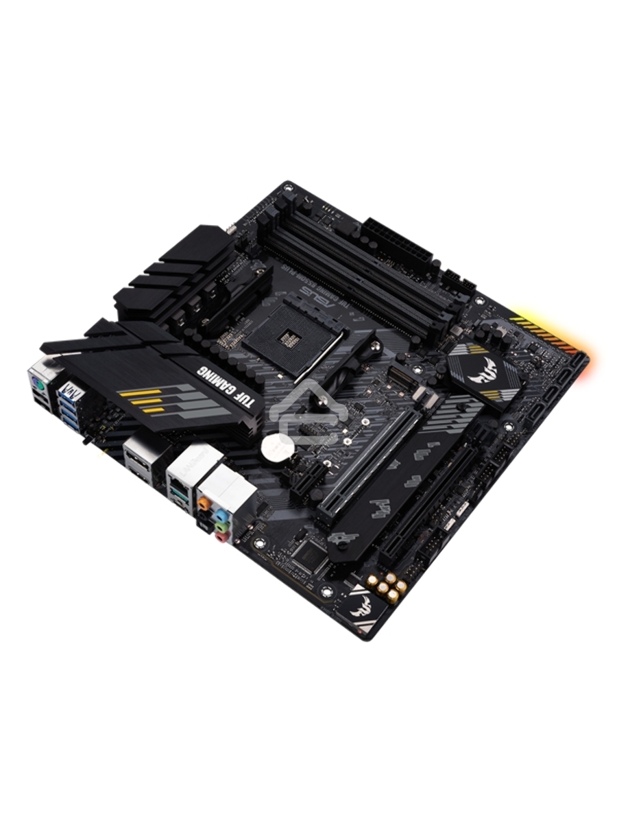 Материнская плата ASUS TUF GAMING B550M-PLUS, AM4, AMD B550, 4xDDR4, 4xSATA, 2xM.2, 1xPCIe 4.0 x16, 1xPCIe 3.0 x16, 1xPCIe x1, 1xHDMI, 1xDP, 1x 2.5Gb LAN, 4xUSB-A 3.2 Gen 1, 1xUSB-A 3.2 Gen 2, 2xUSB-A 2.0, 1xUSB-C 3.2 Gen 2, 5x3.5 мм, 7.1, mATX
