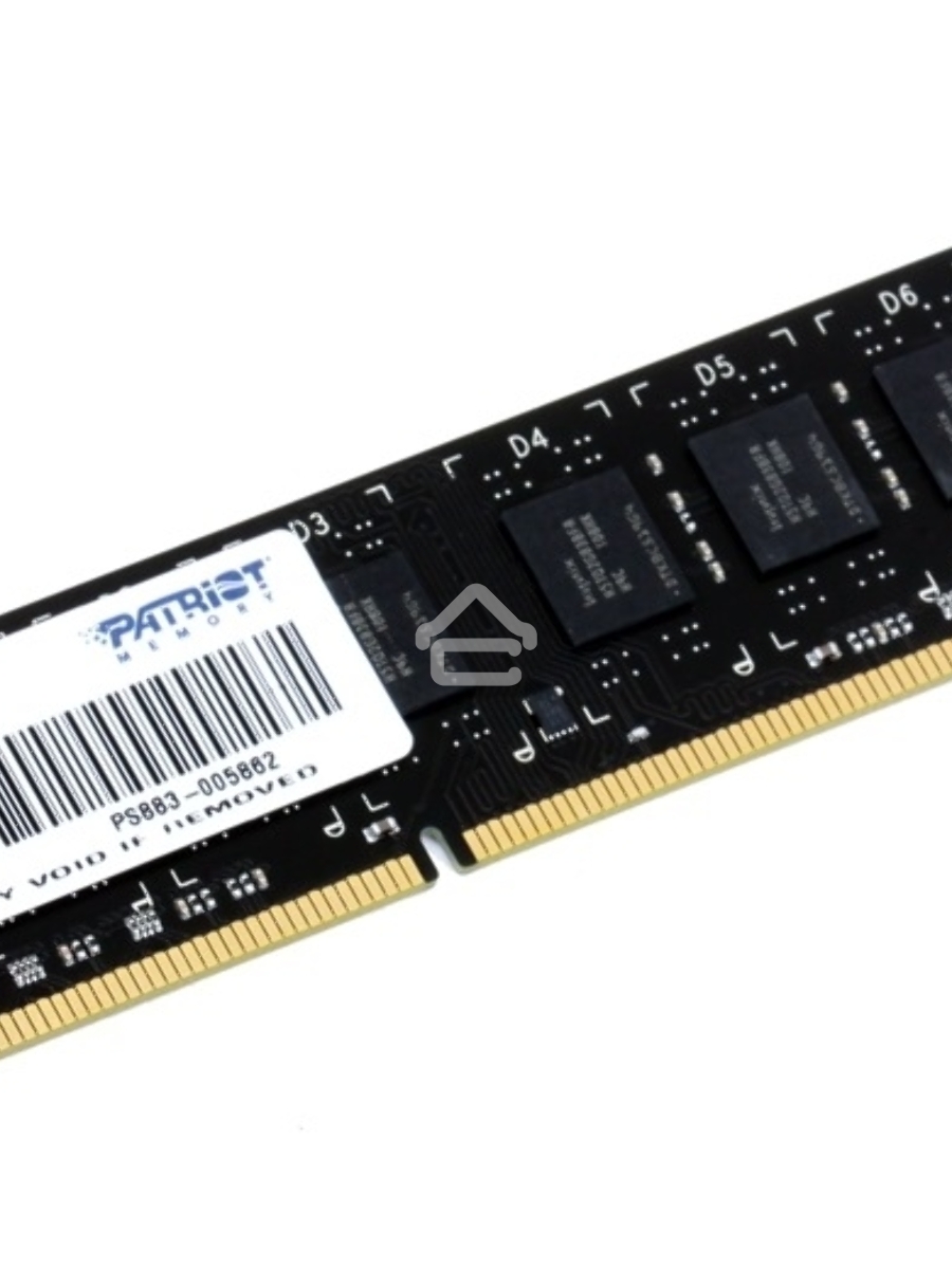 Оперативная память Patriot, DDR3, 4GB (1x4 GB), 1600 MHz, CL11, DIMM