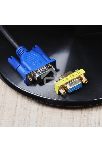 Переходник Rexant (17-6817) ПЕРЕХОДНИК гн.VGA - гн.VGA GOLD