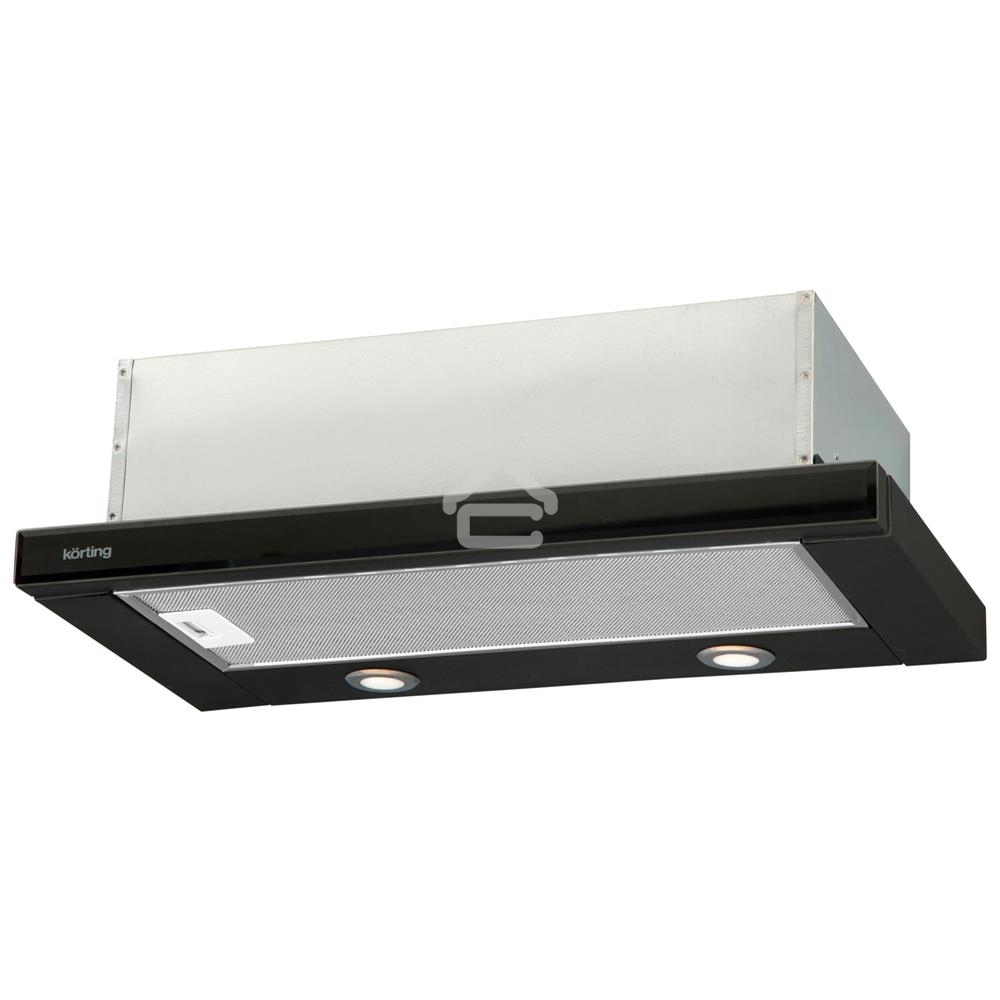 Встраиваемая вытяжка Korting KHP 6617 GN черный/черный