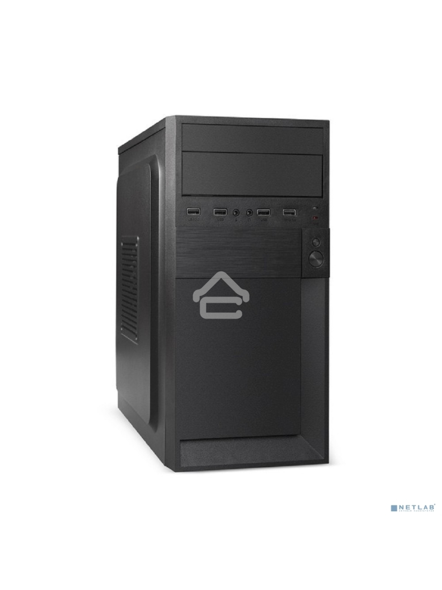 Корпус Minitower ExeGate EX291143RUS BAA-105-01-AA500 (mATX, БП AA500 с вент. 8см, 2*USB, аудио, черный)